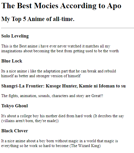 Movie Ranking